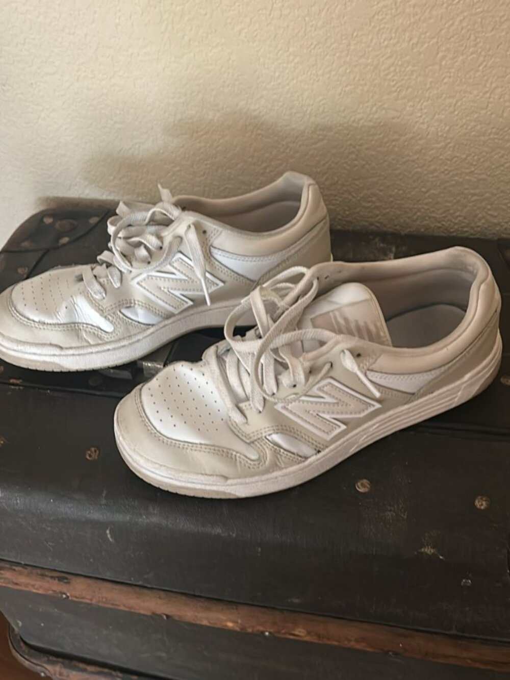 New Balance BB480 Womens 8 Creme